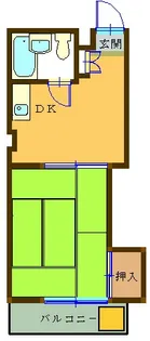 ハイツホシノ【3階】の間取り