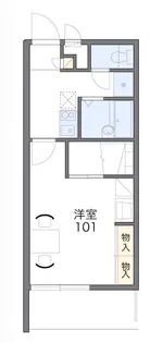 沖縄県那覇市銘苅3【アパート】の間取り