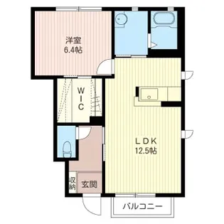 レーベンルドルフ F101号室【1階】の間取り