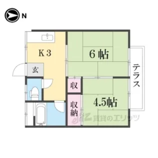鳩マンション【2階】の間取り