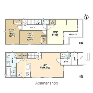 千葉県流山市美田【一戸建】の間取り