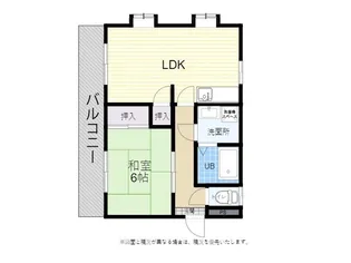 カステルムハイツ【3階】の間取り