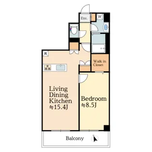 コートデルトゥール昭島【4階】の間取り