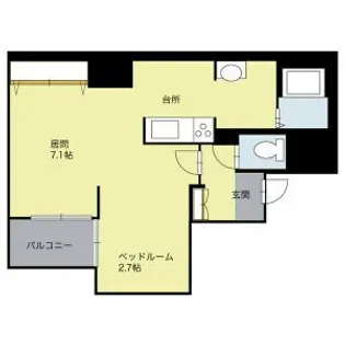 ロベージ【7階】の間取り