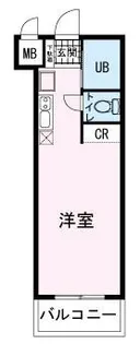 1Rの間取り画像