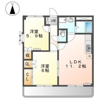 コンフォールパレス【3階】の間取り