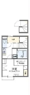 レオパレスメゾン藍【2階】の間取り