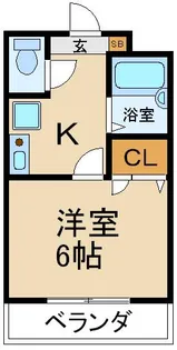 グリーンヴィラII【1階】の間取り