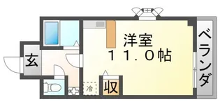 メゾン・ド・ボヌール【1階】の間取り