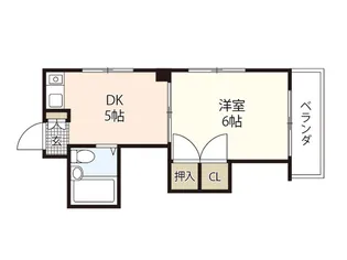 KRTビル【5階】の間取り