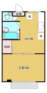 ブラウンハウス【2階】の間取り