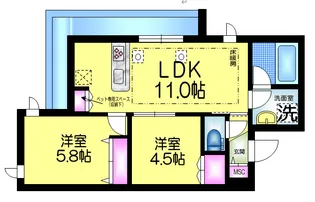 ルミエールテラス【3階】の間取り