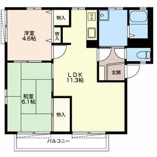 ソレイユ【2階】の間取り