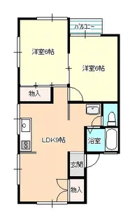 茨城県つくば市高見原2【アパート】の間取り