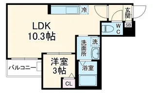 Jack shimofujisawa I【1階】の間取り