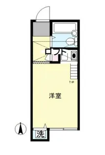 ヒルサイドテラスマキ【1階】の間取り