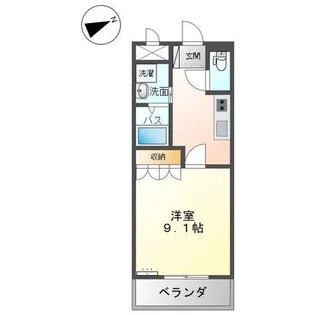 スプラッシュ【1階】の間取り