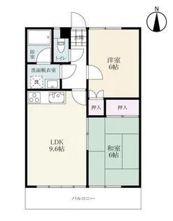 アーバンコーポマリ【1階】の間取り