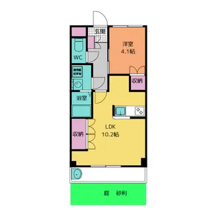 Wisteria Village【1階】の間取り