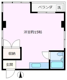 第二青柳ビル【3階】の間取り