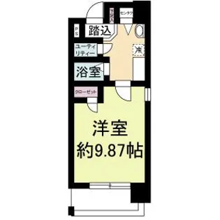 プロスペクト河原町五条【6階】の間取り