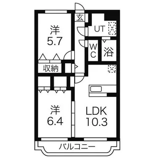 Y&Mディア古河【3階】の間取り