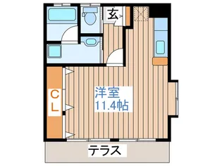 シャルマン【1階】の間取り