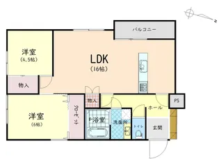カッパビル【2階】の間取り