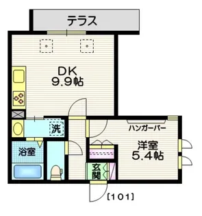 東京都世田谷区下馬6【マンション】の間取り