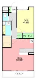 エスパシオ踊場【3階】の間取り