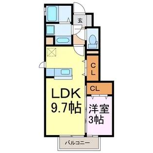 アメニティー【1階】の間取り