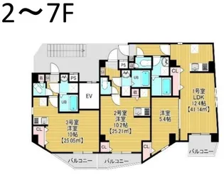 東京都台東区清川2【マンション】の間取り
