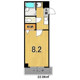 エストメゾン京都【3階】の間取り