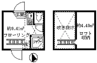 ソフィアシュガー(家具付き☆)【1階】の間取り