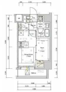 東京都江東区住吉1【マンション】の間取り