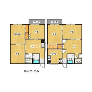 ライオンズパレスIII【2階】の間取り