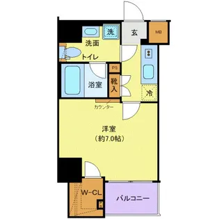 クレヴィスタ練馬桜台III【4階】の間取り