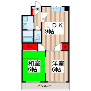 サンテラス司【4階】の間取り