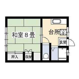 サンビームハイツ【2階】の間取り