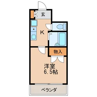 セントラルホーム千早【5階】の間取り