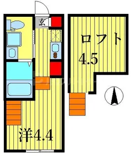 ハルティーニ【2階】の間取り