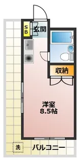 ヴィラ東山【3階】の間取り