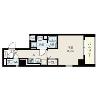 サンハート岐阜【4階】の間取り