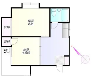 東京都杉並区上荻2【マンション】の間取り