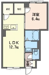 オリージャ湘南【1階】の間取り