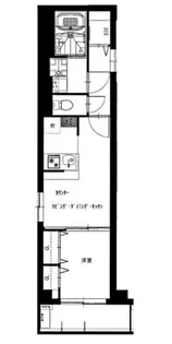 bCASA Prazer Odai【3階】の間取り