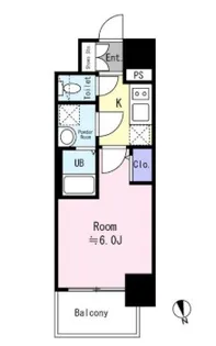 エスリード難波AGREA【4階】の間取り