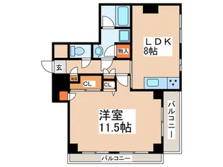 ライオンズマンション府中第5【8階】の間取り