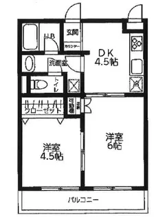ヒルトップ菊名【2階】の間取り