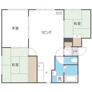 メイユールトータスA棟【1階】の間取り